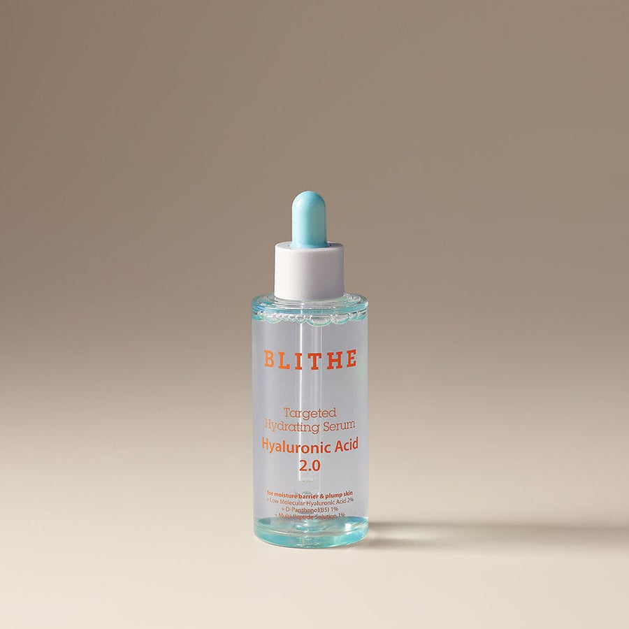 BLITHE Targeted Hydrating Serum Hyaluronic Acid 2.0 - Lightweight, Non-Sticky, Deeply Moisturizing Serum for All Skin Types